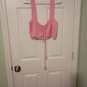 Cotton Emporium Light Pink Knit Top